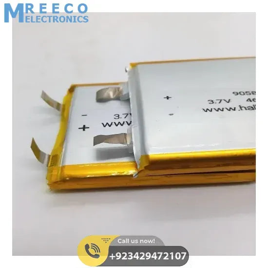 Multipurpose 4600mAh 3.7V Lithium ion Battery Rechargeable Battery For IoT Robotics And EV Electric vehicle - Side View