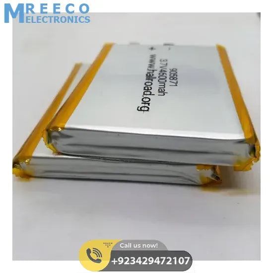 Multipurpose 4600mAh 3.7V Lithium ion Battery Rechargeable Battery For IoT Robotics And EV Electric vehicle - Back View