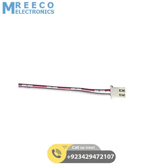 2 wires 2.54mm Pitch Female to Female JST XH Connector Cable Wire 6 inch - Front View
