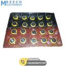 3V Lithium Button Battery Cell With Solder Tabs CR1632 - Front View