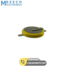 3V Lithium Button Battery Cell With Solder Tabs CR1632 - Side View