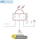 DIY 5V Wireless IR Infrared Remote Decoder Encoding Transmitter Receiver Module in Pakistan - Side View