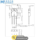PNP Power Transistor Toshiba A1941 - Back View