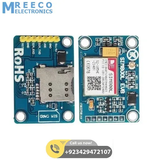 SIM800L 5V Volume 2 Wireless GSM GPRS Quad Band Module - Front View