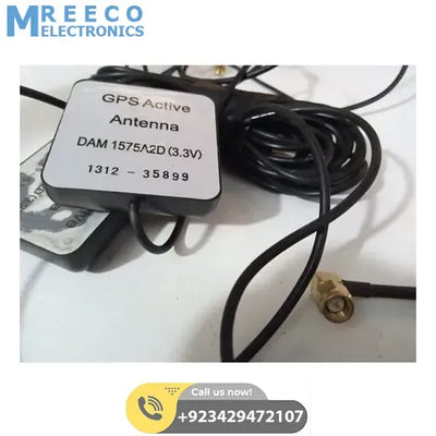 GPS Antenna – External Active Antenna – 3-5V 28dB - Side View