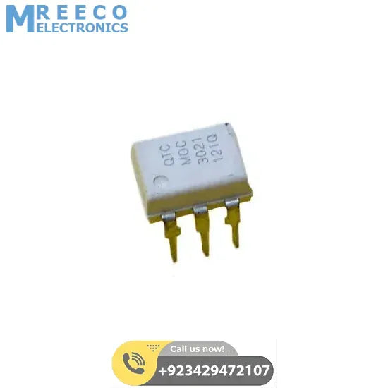 MOC3021 / MOC3020 THYRISTOR DRIVER - Front View