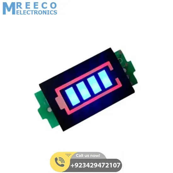 1S Lithium Battery Capacity Indicator - Front View