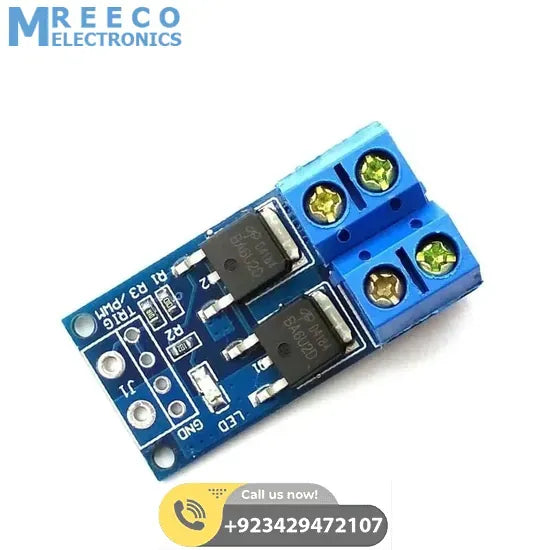 15A 400W MOSFET Trigger Switch Drive Module - Side View