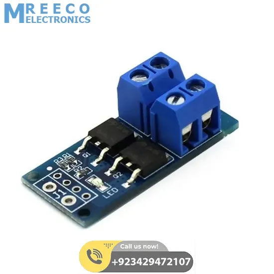 15A 400W MOSFET Trigger Switch Drive Module - Top View
