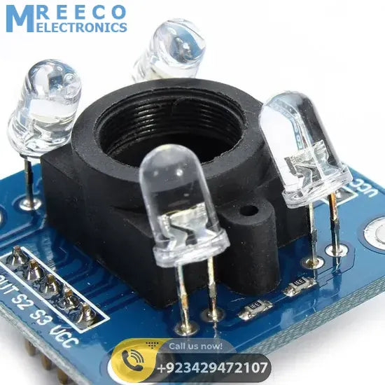 TCS3200 Color Sensor Module With Cap in Pakistan - Side View