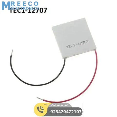 Thermoelectric Cooler Heat Sink Cooling Peltier Module TEC1-12707 DC12V 7A - Front View