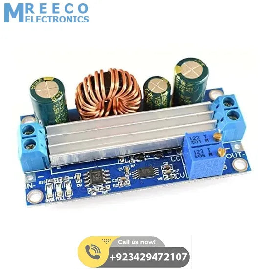 Adjustable 4A DC To DC Voltage Regulator Boost Buck Converter Step Up Down Module - Front View