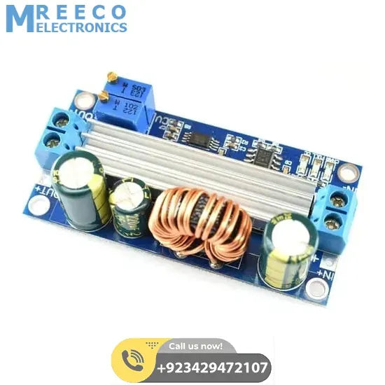 Adjustable 4A DC To DC Voltage Regulator Boost Buck Converter Step Up Down Module - Back View