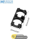 18650 lithium battery holder 2P - Side View