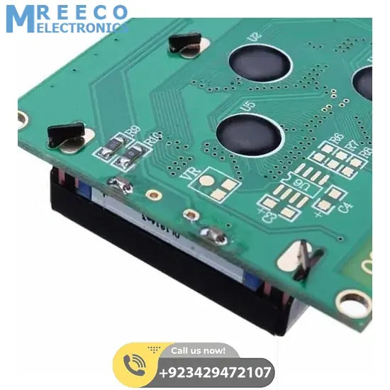 2004A 20X4 Character Blue Color LCD Display For Arduino - Top View