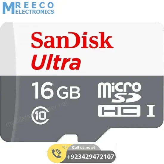 16GB Class 10 Micro SD Card For Raspberry Pi - Side View