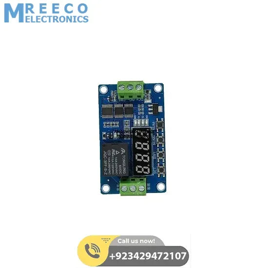 FRM01 Time Delay Cycle Self-lock Relay Control Module 18 Functions - Back View