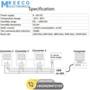 PKTH100B-czi High-Precision RS485 MODBUS RTU Temperature And Humidity Sensor Transmitter - Back View