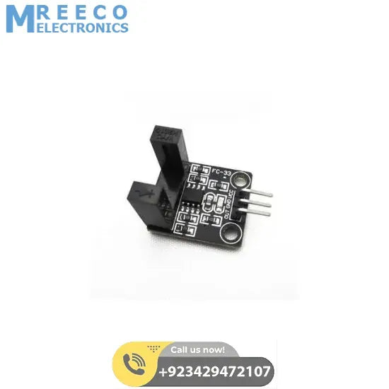 FC-33 10mm Arduino RPM Sensor Rotational Speed Measuring Sensor - Front View