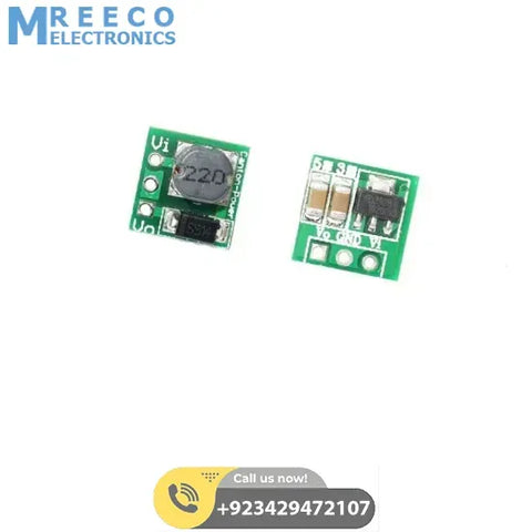 Discontinued 0.9 5V To 5V DC-DC Step-Up Power Module Voltage Boost Converter Board 1.5V 1.8V 2.5V 3V 3.3V 3.7V 4.2V To 5V - Front View