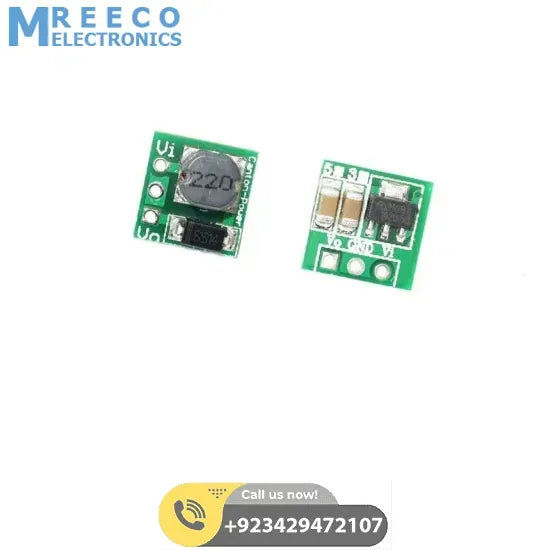 Discontinued 0.9 5V To 5V DC-DC Step-Up Power Module Voltage Boost Converter Board 1.5V 1.8V 2.5V 3V 3.3V 3.7V 4.2V To 5V - Front View