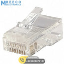 RJ45 Male Connector 8 pin - Bottom View