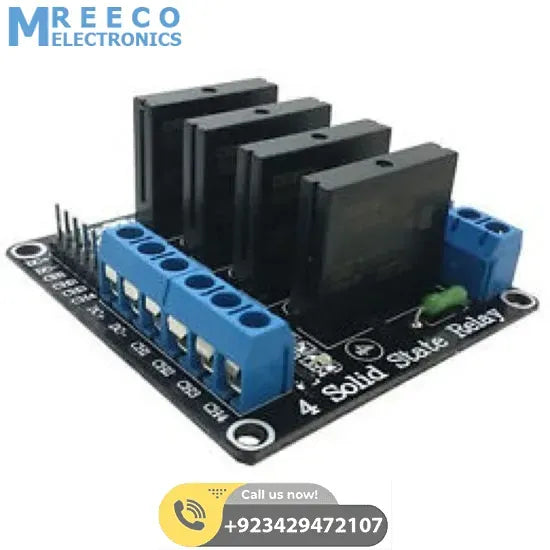 Solid State Relay SSR Module 4 Channel G3MB-202P - Side View
