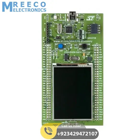 STM32F429 439 Arm Cortex M4 Development Kit - Front View