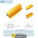 Aluminum Wirewound Golden 0.5R 100W Watt Resistor - Bottom View