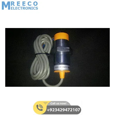 Capacitive Proximity Sensor E2K X18MY1 - Front View