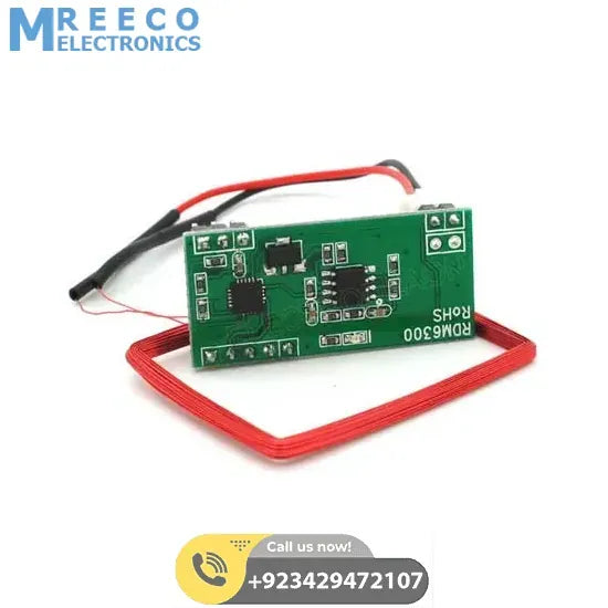 RDM6300 RFID Card Reader Module In Pakistan - Front View