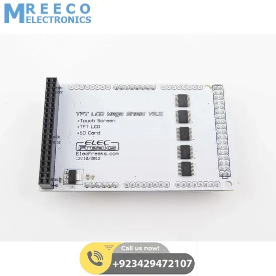 Arduino Mega TFT LCD Shield In Pakistan - Side View