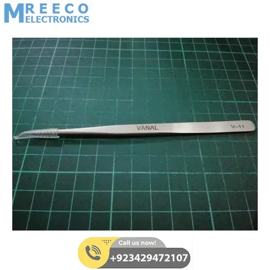 SMD Tweezer VANAL V 11 For Positioning Components - Back View