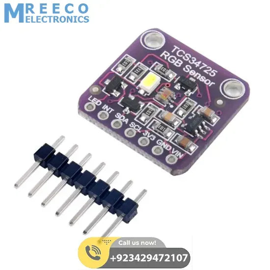 TCS34725 Color Sensor module in Pakistan - Side View