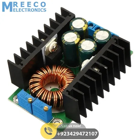 CC-CV XL4016 9A DC To DC Adjustable Buck Converter - Front View