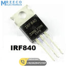 IRF840 N-channel 8A 500V Power MOSFET in Pakistan - Front View