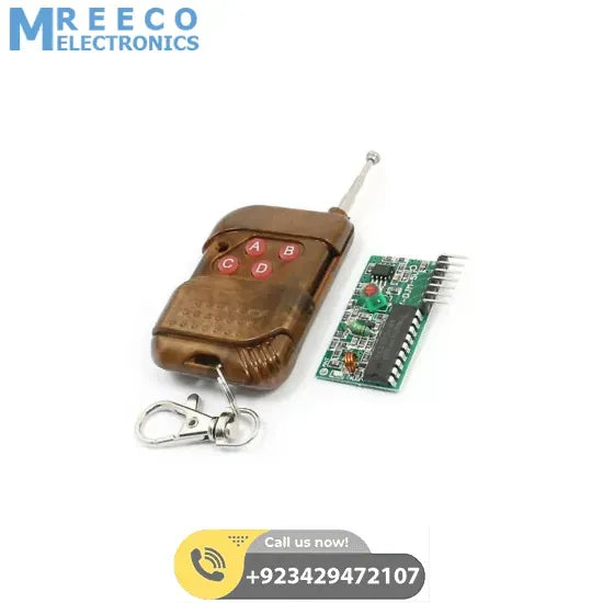 NIC2262/2272 4 Channel Wireless Remote Control Key - Front View