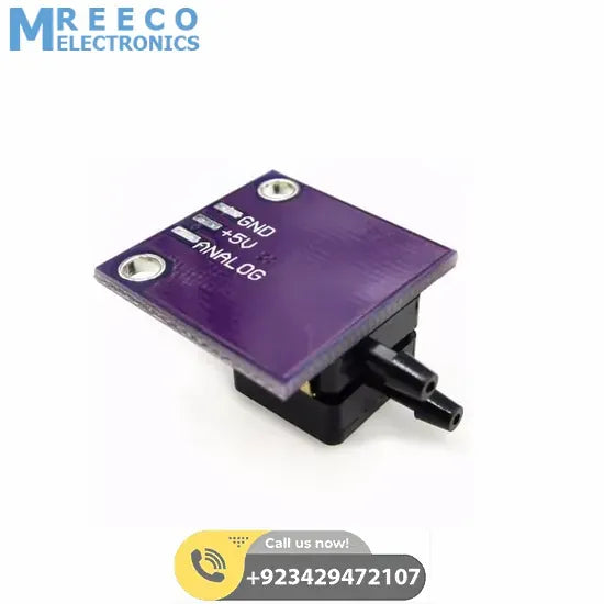 Arduino Pressure Sensor Module MPXV7002DP - Bottom View