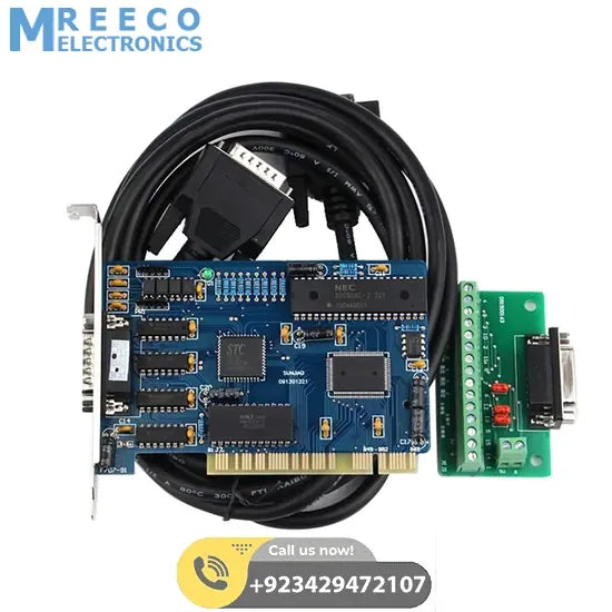 CNC Control board NC Studio 3 Axis PCI motion control card for CNC machine CNC Interface Adapter Breakout board - Front View