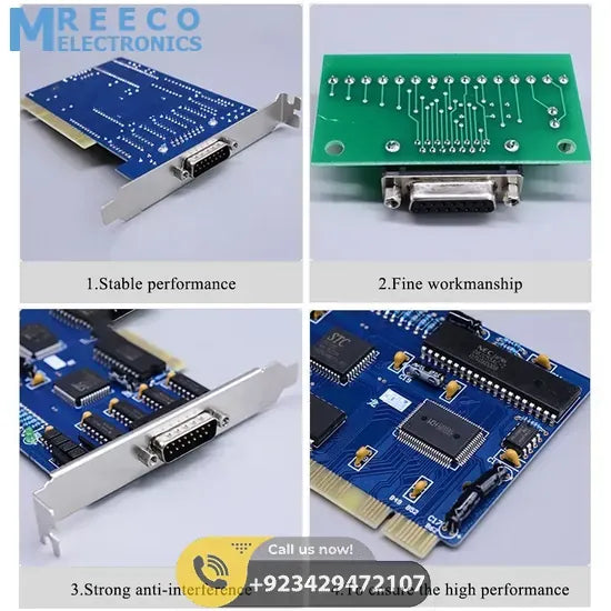 CNC Control board NC Studio 3 Axis PCI motion control card for CNC machine CNC Interface Adapter Breakout board - Side View