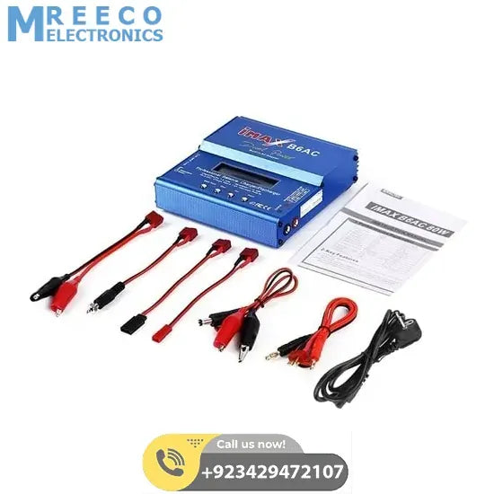 iMAX 80W NiMH 3S RC Lipo Battery Balance Charger Discharger B6AC - Side View