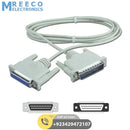 Male To Female DB25 25 Pin Parallel Port Cable MACH3 Cable - Front View