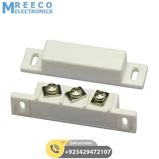 3 Wire NO NC Magnetic Reed Sensor Signal Switch For Door Access Control - Front View