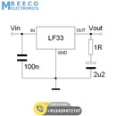 LF33 3.3V Low Dropout Regulator - Side View