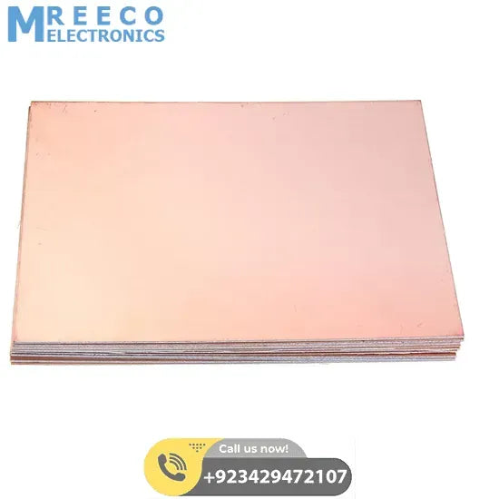 6X4 Double Sided Copper PCB Board FR4 Fiberglass PCB Board - Side View