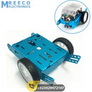 Aluminum 2WD TT Robot/Motor Chassis - Front View