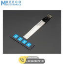 1x4 Keymatrix Key Matrix Membrane Switch Control Panel Keypad Keyboard - Front View