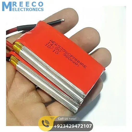 4S 14.8V 980mAh Lipo Battery in Pakistan - Front View