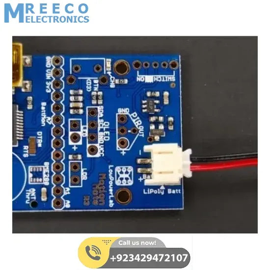 2mm Pitch JST2.0 Plug 2 PIN Extension Wire Connector - Top View