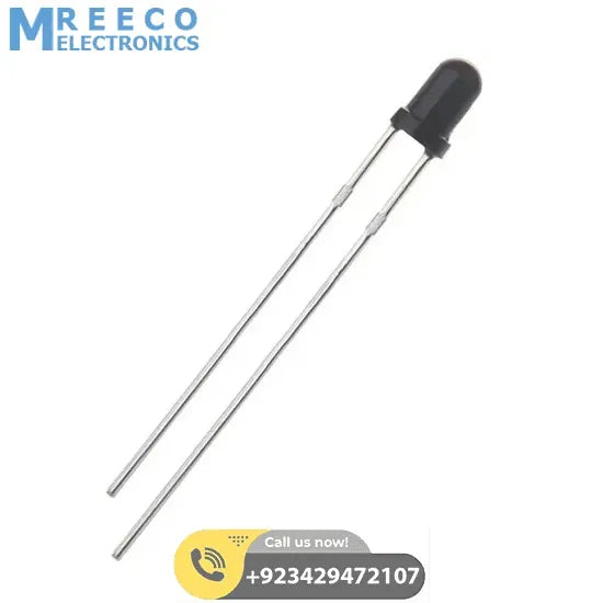 3mm Photodiode IR Infrared Receiver - Front View